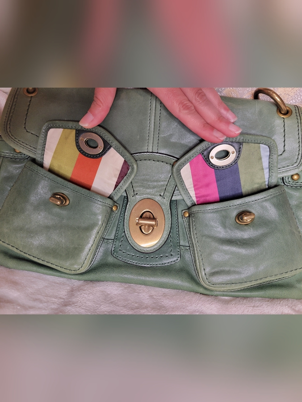 COACH LEGACY 65TH ANNIVERSARY LEIGH SATCHEL 11128 - Picture 5 of 12
